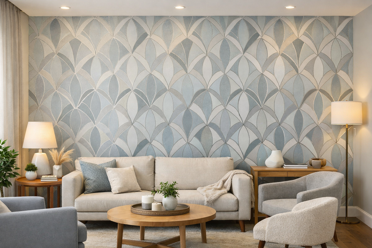 Professional wallpaper installation